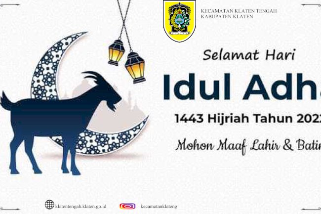 Selamat Hari Raya Idhul Adha 1443 Hijriah Tahun 2022
