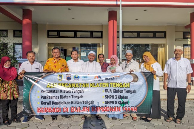 ASN Kecmatan Klaten Tengah Berbagi di Bulan Ramadhan