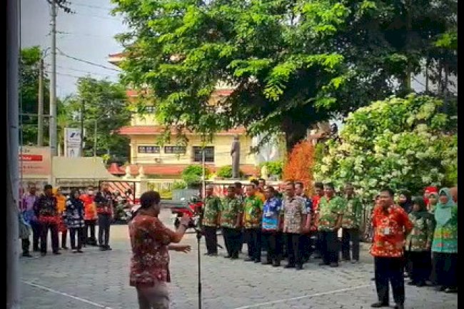 Apel Pagi Perdana di Tahun 2024