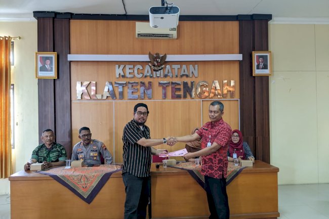 Serah Terima Jabatan Camat Klaten Tengah