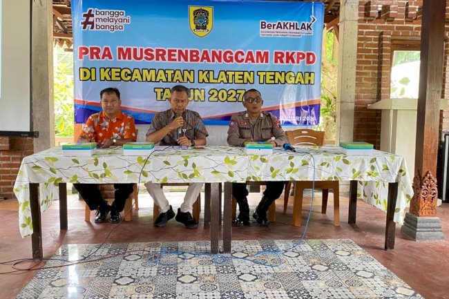 Pra Musrenbang Kecamatan Klaten Tengah