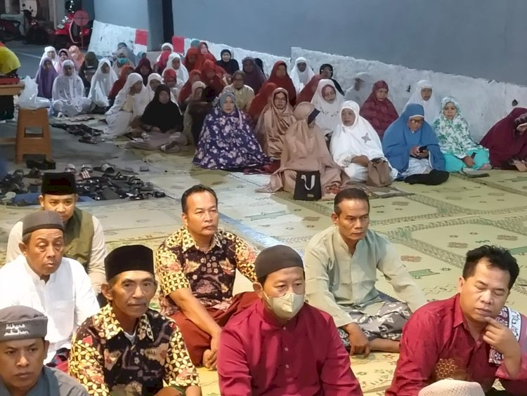 Sholat Subuh Berjama'ah bersama Forkompimcam Klaten Tengah putaran ke-5 di Masjid Hidayatullah Candirejo Kelurahan Tonggalan
