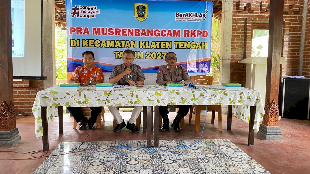 Pra Musrenbang Kecamatan Klaten Tengah