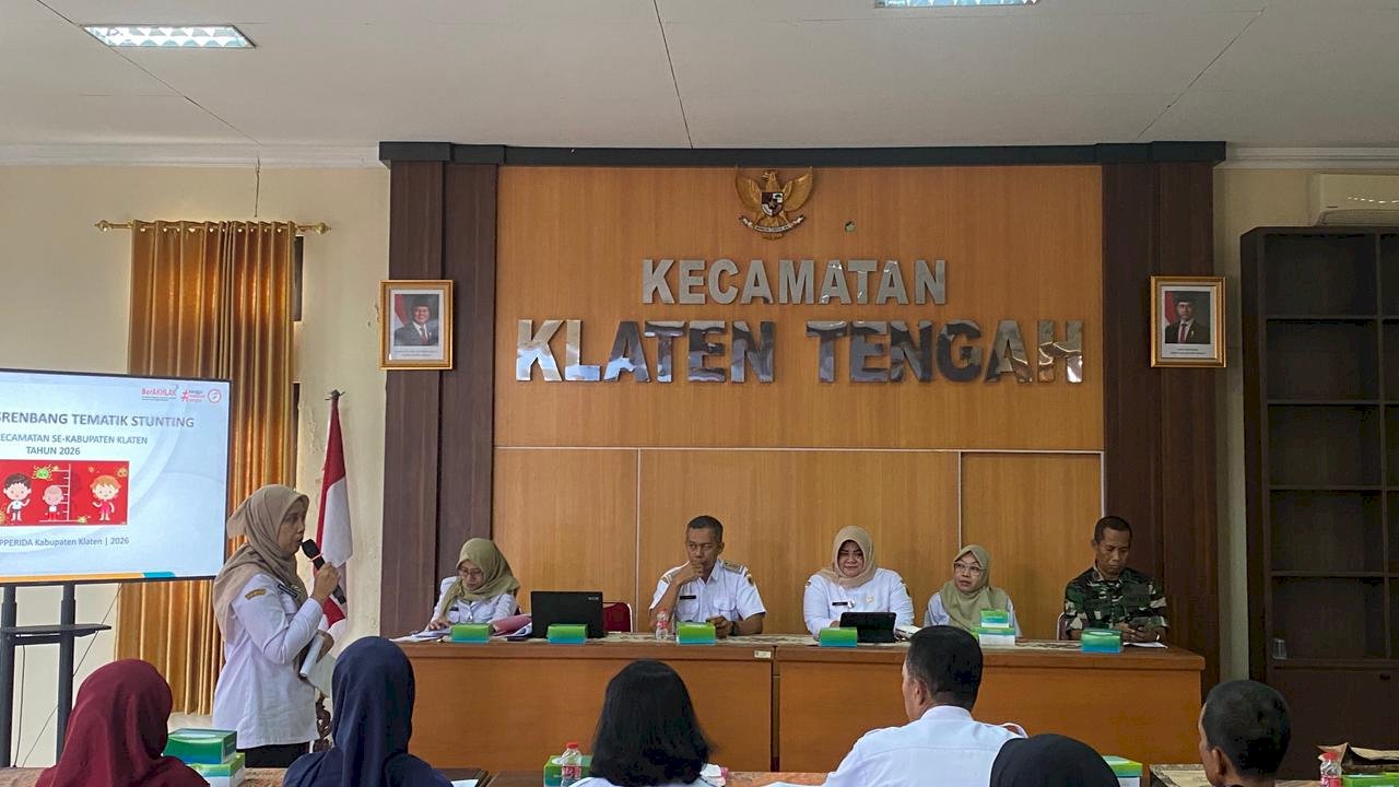 PraMusrenbang Tematik Stunting Kecamatan Klaten Tengah