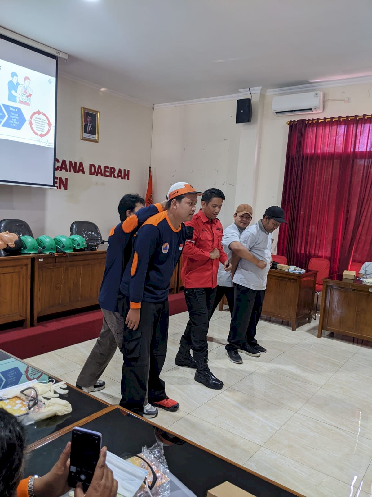 Tingkatkan Kesiapsiagaan, Kecamatan Klaten Tengah Ikuti Pelatihan Medical First Responder (MFR)